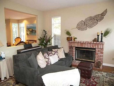 Family room overlooking into living room.