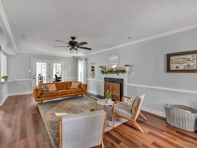 Attractive Family Room Also w/New LVP Flooring