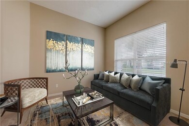 Virtually staged LIVING AREA.