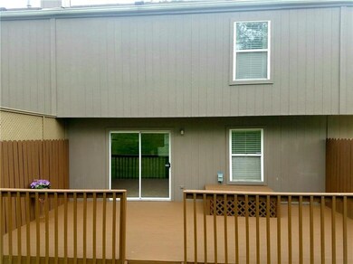 The large deck has plenty of room for you to creat