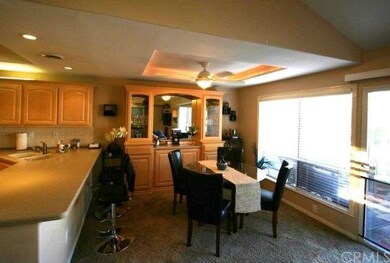 Dining area w/ built-in hutch