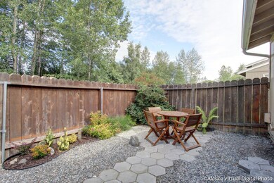 Private garden patio