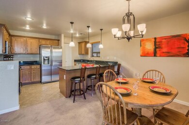Dining Area with View of Kitchen