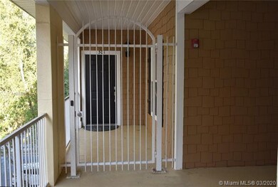 Front door with front gate. Only corner units have