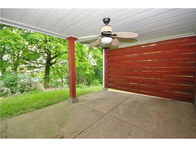 Patio/Deck. Nice covered rear patio with tons of privacy.  ceiling fan for those warm nights.  Ready for your outdoor furniture