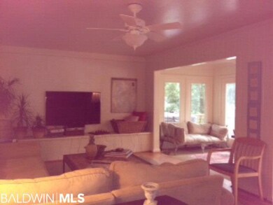 Living Room with view to Den