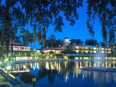 La Hacienda & Mission Inn Hotel at night