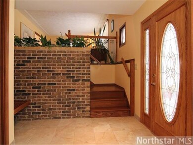Recently update foyer with new ceramic tile, heate