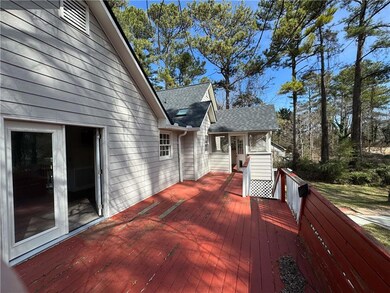 View of deck