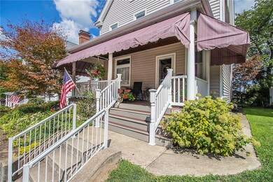 Inviting front porch