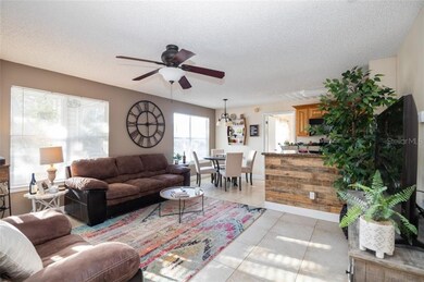 The living area is open with lots of natural light