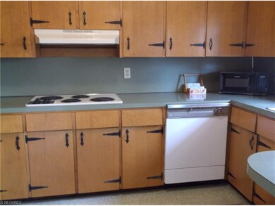 Kitchen features built in range and oven, lots of 