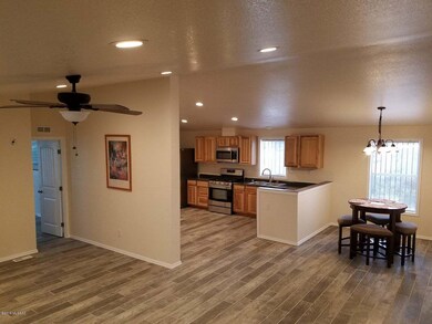 Kitchen from living room