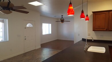 Kitchen counter to LR