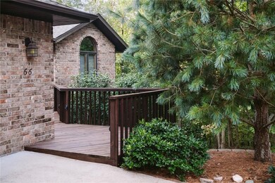 Beautiful, serene entrance to the home.