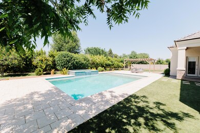 stunning pool + spa
