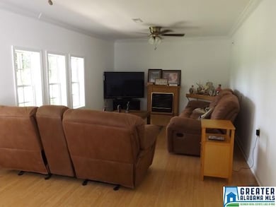 Living room with gas fireplace