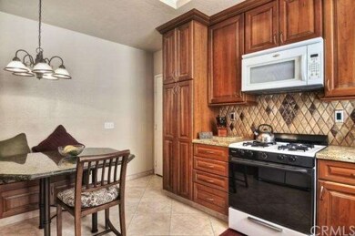 Breakfast nook with built-in seating. 