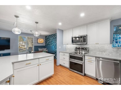 Newly remodeled Kitchen open floor plan to dining/living area