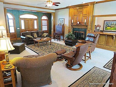 Living Room. Main Living Room with Fireplace and W