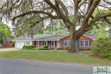 Front view with 200 Year Old Majestic Oak.