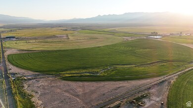 Aerial overview of property's location featuring mountains