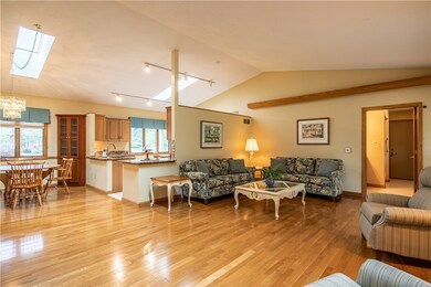 Open floor plan flow for easy entertaining