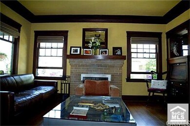 Formal living room with fireplace
