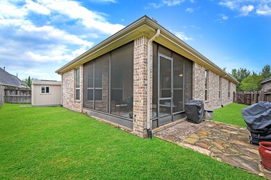 Storage shed will convey with the property.