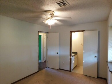 Master bedroom has a 1/2 bath attached...Carpet on