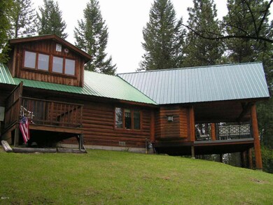 North side of house