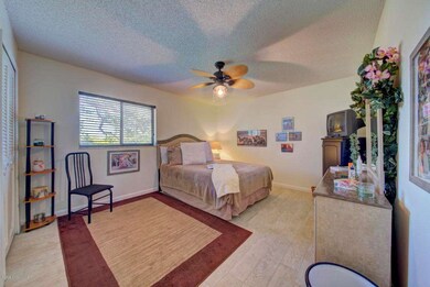 Master Bedroom w Wood Look Floor