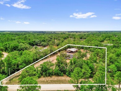 Aerial view of the property
