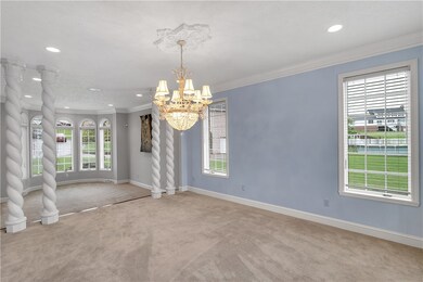 16x13 Dining Room with Sculpted Columns, Beautiful