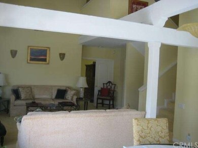 A view of the living room from the dining room