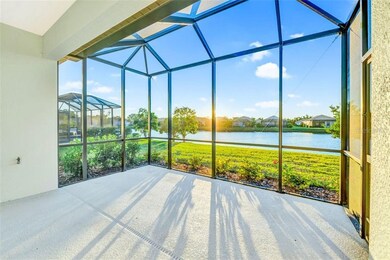 Sunset and lake views from the extended lanai