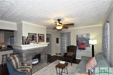 Living Room opens to Kitchen and Eating area