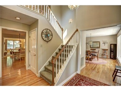 Open floor plan for today's lifestyle. Hardwoods t
