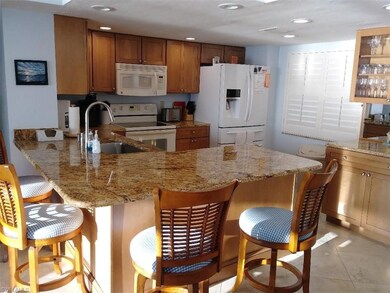Updated kitchen with select granite and convenient