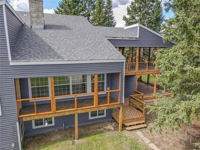 Decking off kitchen/living room area