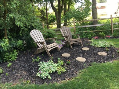 Enjoy your back yard from this serene sitting area