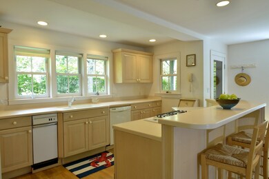 Working island with breakfast bar seating