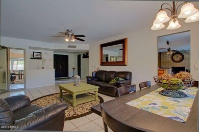 Living & Dining Area View Towards Entry