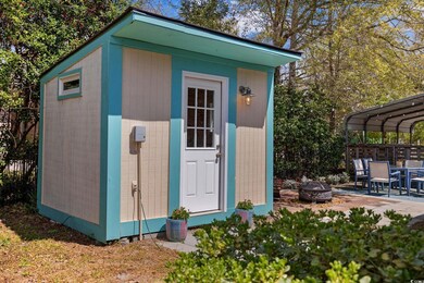 Study shed can be used as private office space, an