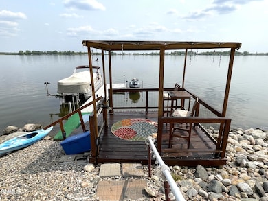 Deck on the water's edge