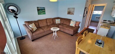 view into the unit from the front door