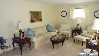 Living Room. Large living room with hardwoods unde