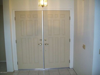 Tiled entry w/ Double Doors