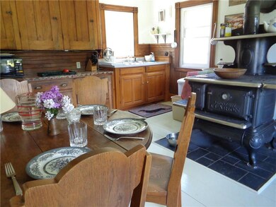 Kitchen with supplemental antique...