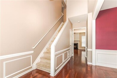 Two story foyer/entryway.